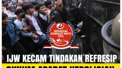 IJW menyesalkan kekerasan kepada jurnalis saat demo kawal Keputusan MK