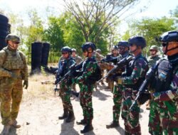 Peserta Latihan Gabungan Bersama (Latgabma) Super Garuda Shield 2024 Berlatih Meningkatkan Kemampuan Menembak