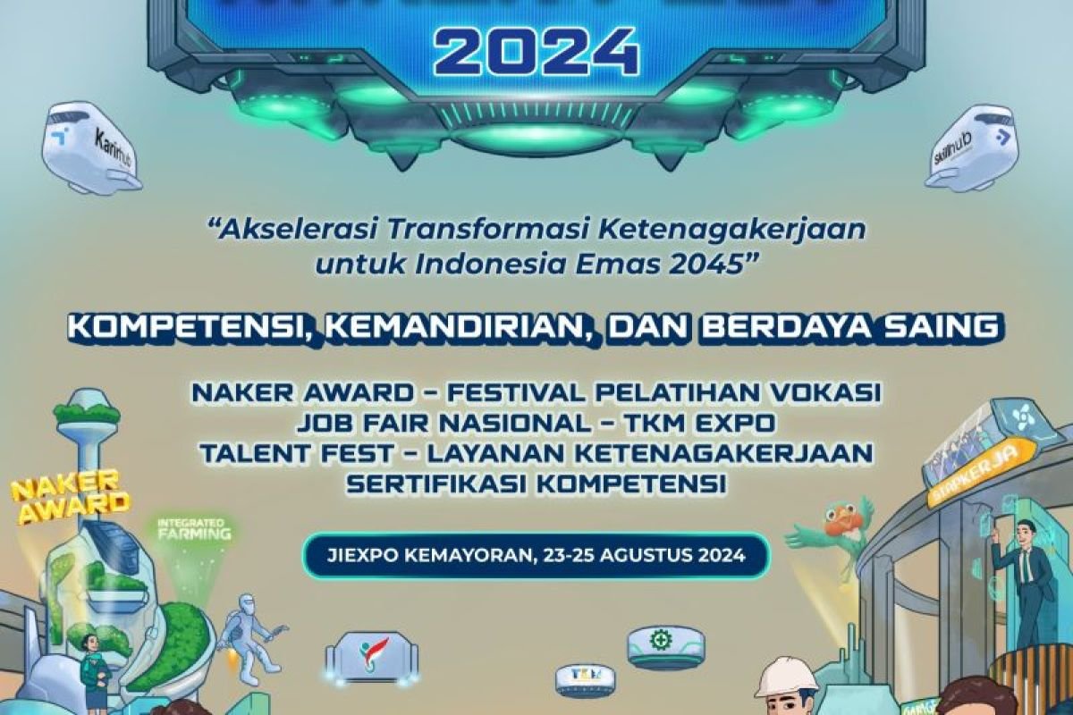 Kemenaker mengadakan Naker Fest 2024