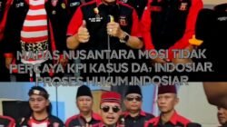 Madas Nusantara Ajulan Mosi Tak Percaya KPI di Kasus DA’7 Indosiar, Jusuf Rizal: KPI Hanya Ngabisin Duit Negara!